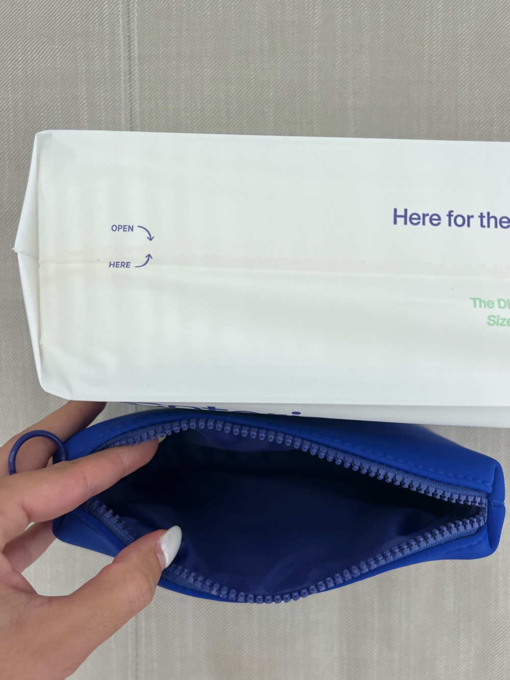 Coterie Diaper Size 1 - 8-12 lbs + zip pouch - Picture 2 of 3